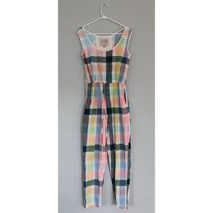 Ace & Jig Rainbow Plaid Jumpsuit